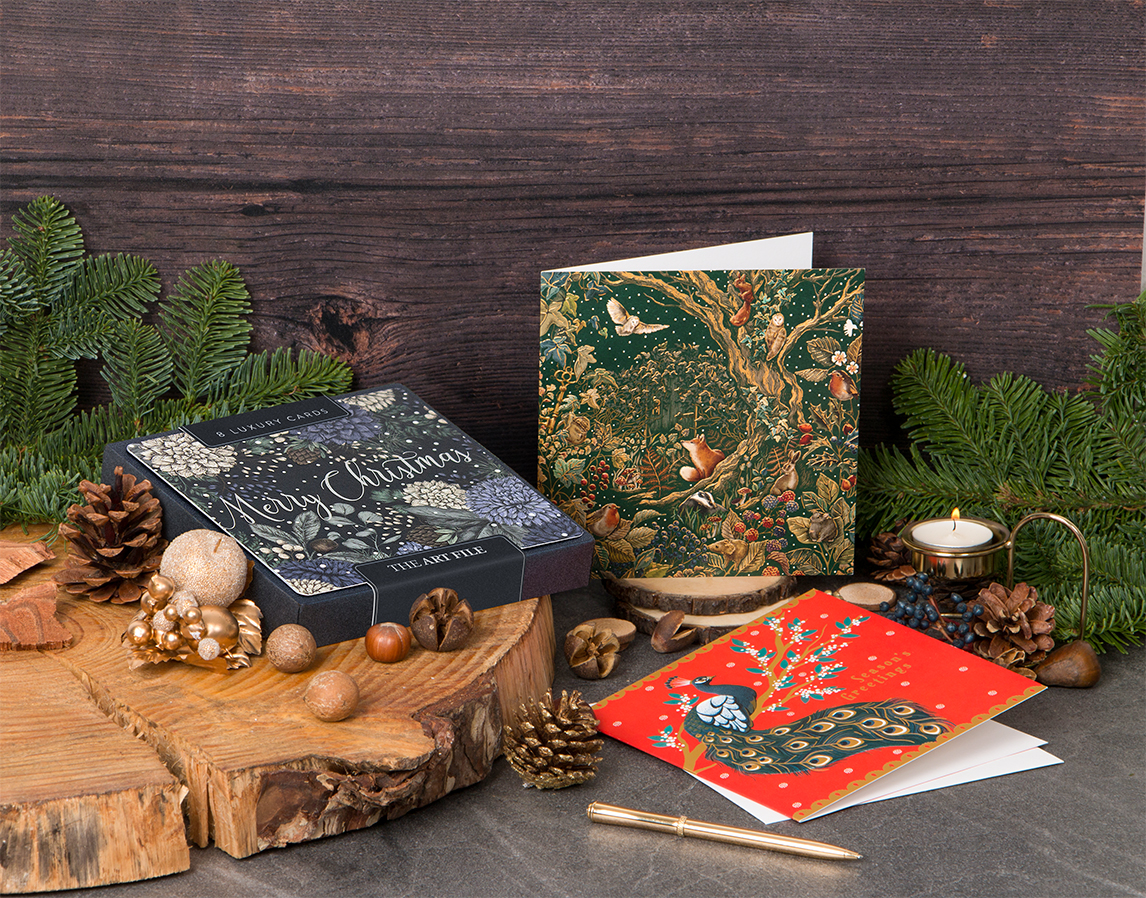 the art file luxury Christmas box